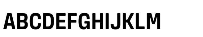 Amsi Grotesk Narrow Bold Font UPPERCASE