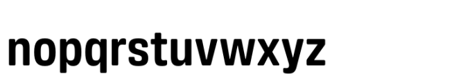 Amsi Grotesk Narrow Bold Font LOWERCASE