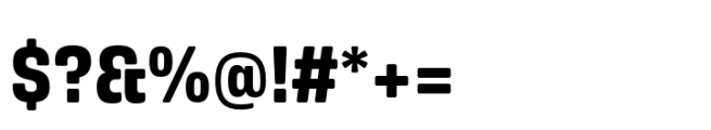 Amsi Grotesk Narrow Heavy Font OTHER CHARS