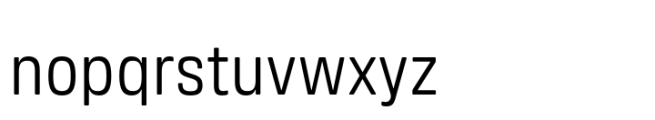 Amsi Grotesk Narrow Regular Font LOWERCASE