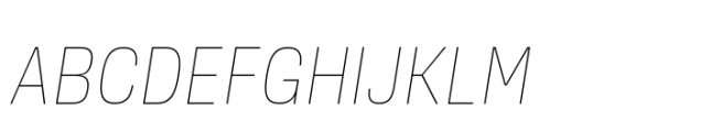 Amsi Grotesk Narrow Thin Italic Font UPPERCASE