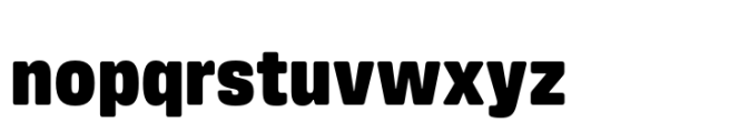 Amsi Grotesk Narrow Ultra Font LOWERCASE