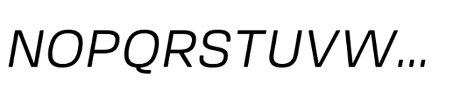 Amsi Grotesk Normal Italic Font UPPERCASE
