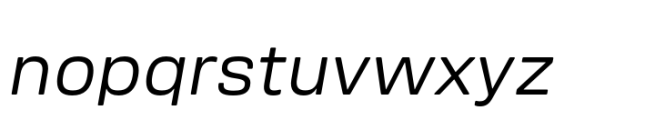 Amsi Grotesk Normal Italic Font LOWERCASE