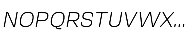 Amsi Grotesk Normal Light Italic Font UPPERCASE