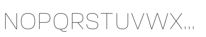 Amsi Grotesk Normal Thin Font UPPERCASE