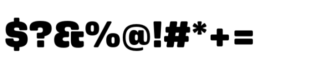 Amsi Grotesk Normal Ultra Font OTHER CHARS