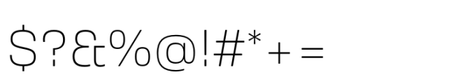 Amsi Grotesk Normal X Light Font OTHER CHARS