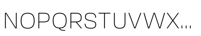 Amsi Grotesk Normal X Light Font UPPERCASE