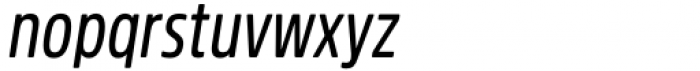 Amsi Pro AKS Condensed Italic Font LOWERCASE