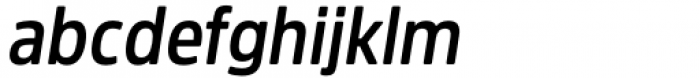 Amsi Pro AKS Narrow SemiBold Italic Font LOWERCASE