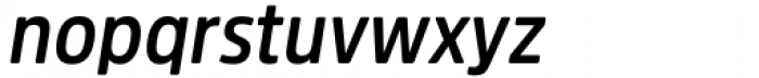 Amsi Pro AKS Narrow SemiBold Italic Font LOWERCASE