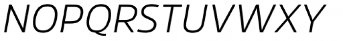 Amsi Pro Light Italic Font UPPERCASE