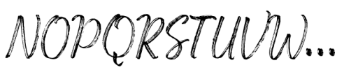 Amslow Brush Regular Font UPPERCASE