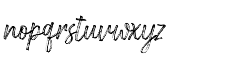 Amslow Brush Regular Font LOWERCASE