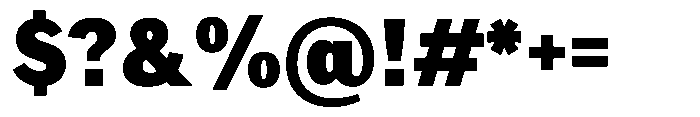 Amsterdam Grotesk Black Font OTHER CHARS