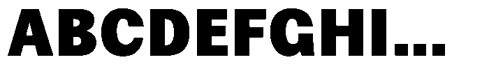 Amsterdam Grotesk Black Font UPPERCASE