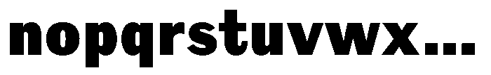 Amsterdam Grotesk Black Font LOWERCASE