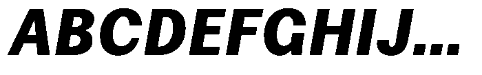 Amsterdam Grotesk Bold Italic Font UPPERCASE