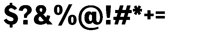 Amsterdam Grotesk Bold Font OTHER CHARS