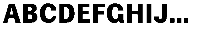 Amsterdam Grotesk Bold Font UPPERCASE
