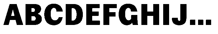 Amsterdam Grotesk Extra Bold Font UPPERCASE