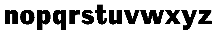 Amsterdam Grotesk Extra Bold Font LOWERCASE