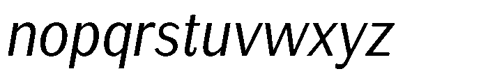Amsterdam Grotesk Extra Light Italic Font LOWERCASE