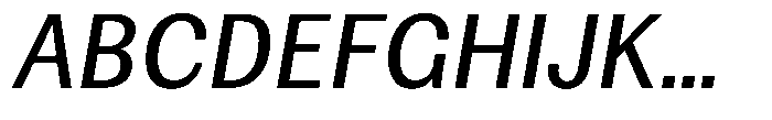 Amsterdam Grotesk Light Italic Font UPPERCASE