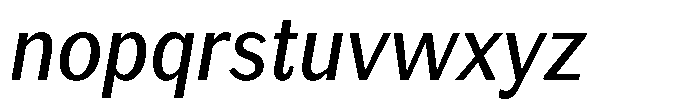 Amsterdam Grotesk Light Italic Font LOWERCASE