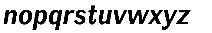 Amsterdam Grotesk Medium Italic Font LOWERCASE