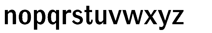 Amsterdam Grotesk Regular Font LOWERCASE