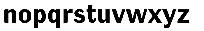 Amsterdam Grotesk Semi Bold Font LOWERCASE