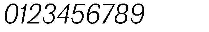 Amsterdam Grotesk Thin Italic Font OTHER CHARS