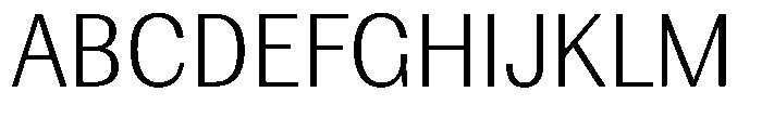Amsterdam Grotesk Thin Font UPPERCASE
