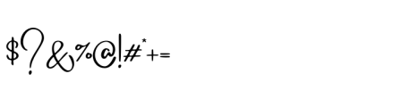 Amsterdam Signature One Font OTHER CHARS