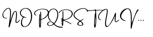 Amsterdam Signature Three Font UPPERCASE