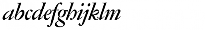 Amsterdamer Garamont P Medium Italic Font LOWERCASE