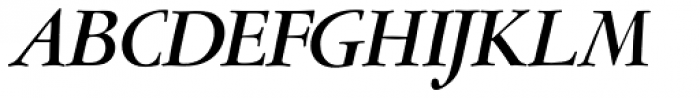Amsterdamer Garamont Pro Bold Italic Font UPPERCASE