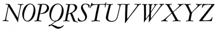 Amsterdamer Garamont Pro Italic Font UPPERCASE