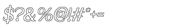 Amstir Pixel Outline Font OTHER CHARS