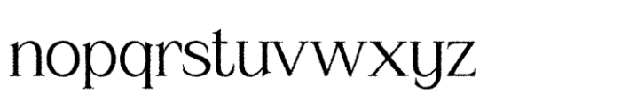 Amstir Rough Font LOWERCASE