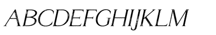 Amstir Stamp Italic Font UPPERCASE