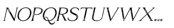 Amstir Stamp Italic Font UPPERCASE
