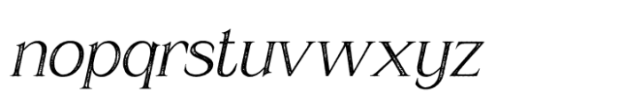 Amstir Stamp Italic Font LOWERCASE