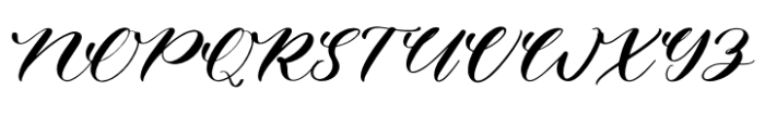 Amtyara Script Regular Font UPPERCASE