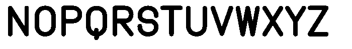 Amu Black Font UPPERCASE