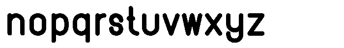 Amu Black Font LOWERCASE