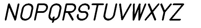 Amu Bold Italic Font UPPERCASE