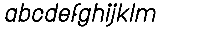 Amu Distort Bold Italic FONT